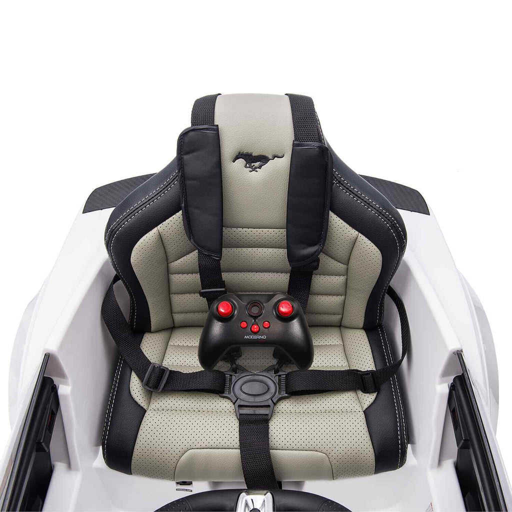 24V KIDS GIRLS RIDE ON FORD MUSTANG GT DELUXE EDITION VEHICLE, DUAL HIGH-PERFORMANCE ENGINES+REMOTE CONTROL