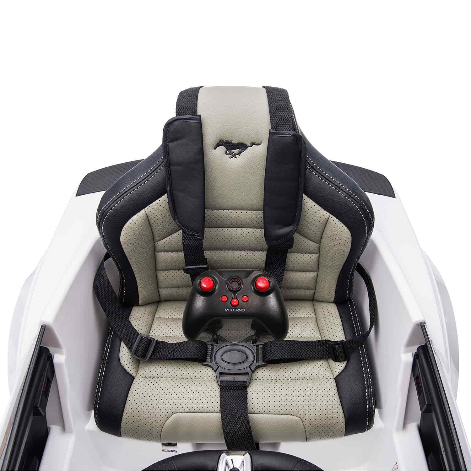 24V KIDS GIRLS RIDE ON FORD MUSTANG GT DELUXE EDITION VEHICLE, DUAL HIGH-PERFORMANCE ENGINES+REMOTE CONTROL