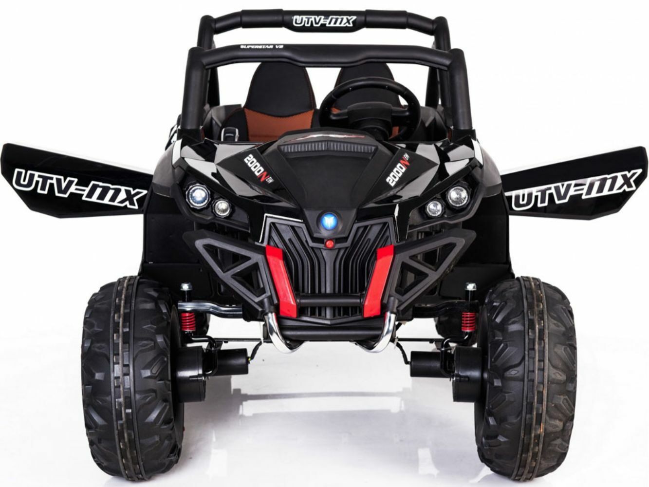 12V Kids Ride-On Toy Electric Car - Mini Moto UTV 4x4 - Black, Blue, White, Red, Pink