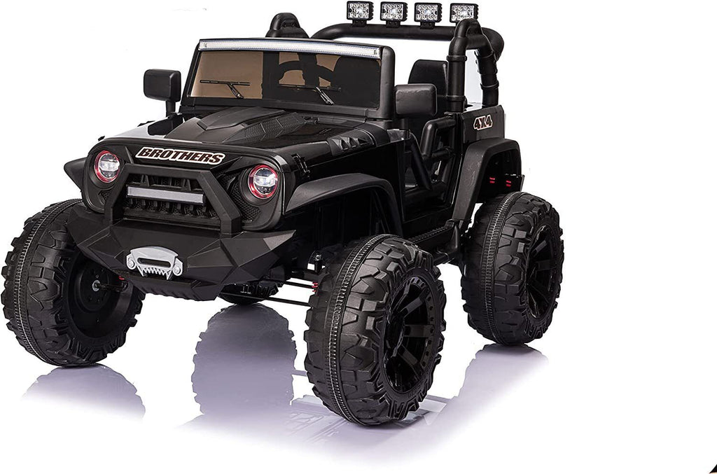 2 Seater Electric Kids Ride On Truck Car with Parent Remote Control and LED Lights - 24V 2x200W