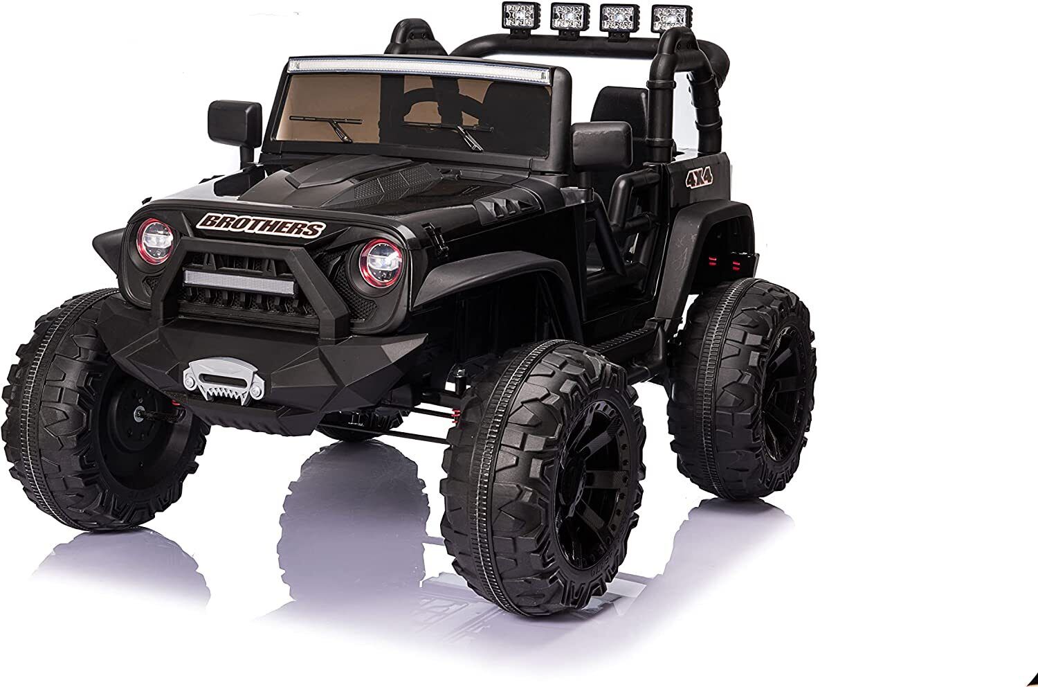 Premium 24V Electric Kids Jeep with 2X200W Battery, Remote Control, and 3-Speed Options