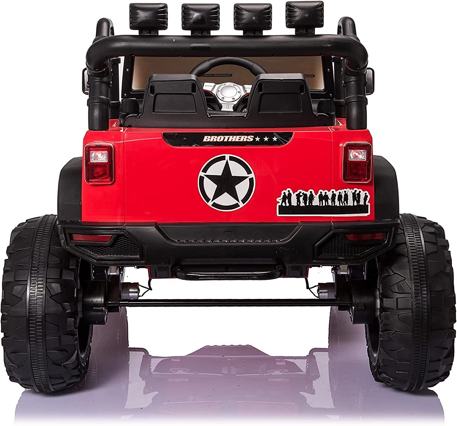 Premium 24V Electric Kids Jeep with 2X200W Battery, Remote Control, and 3-Speed Options