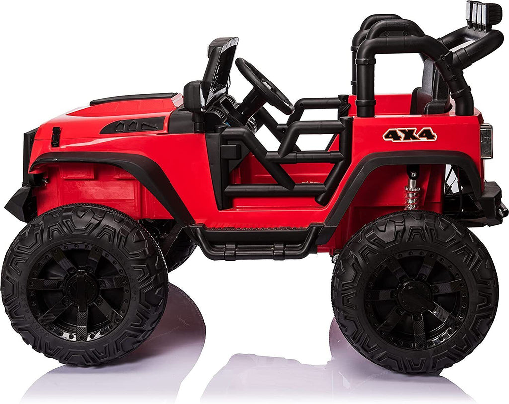 2 Seater Electric Kids Ride On Truck Car with Parent Remote Control and LED Lights - 24V 2x200W
