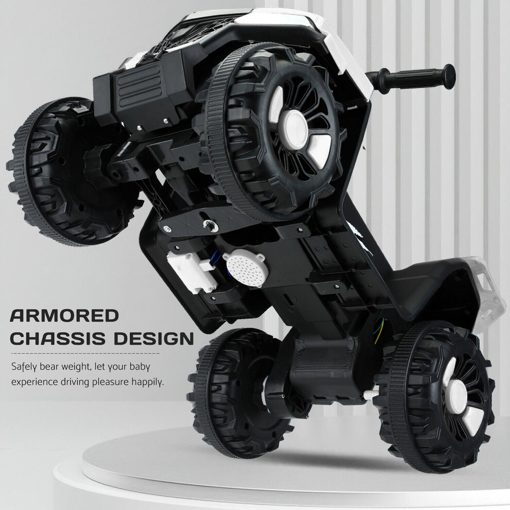 Electric ATV Ride-On Car with MP3 Player and LED Lights - 6V Battery Powered, 4-Wheeled Beach Cruiser