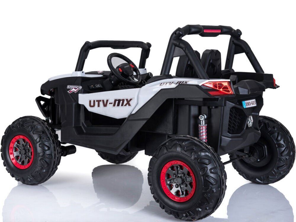 12v Blue Mini Moto UTV 4x4 (2.4ghz Remote Control) Electric Ride-On Vehicle - Two Seater for Toddlers