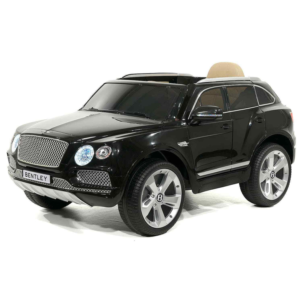 12V Kids Ride-On Car SUV with Licensed Bentley Bentayga Design, EVA Rubber Tires, 2 Motors, and Remote Control