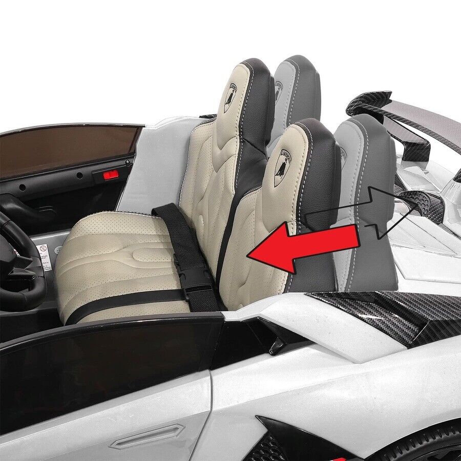 TWO SEATER LAMBORGHINI AVENTADOR 24V KIDS VEHICLE - KIDS ELECTRIC CAR WITH REMOTE CONTROL