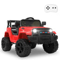 Electric 12V Red Kids Ride-On Truck with 2.4G Remote Control and 3 Speed Modes