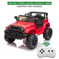 12V Kids Ride On Car Truck Toy with Remote Control, Lights, Music, and Safety Features