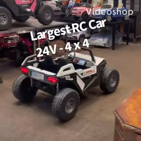 24V Interactive TV GMC Ride On Electric Toy 4x4 with Leather Seating and Advanced Rubber EVA Tires - Remote Control