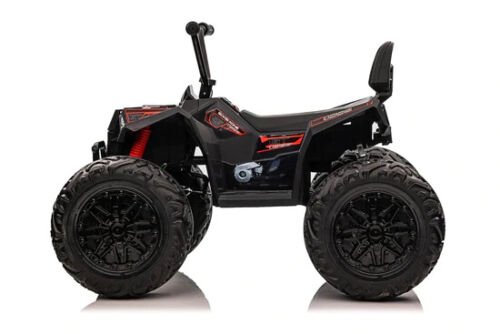 24V Children's Electric ATV Ride-On Toy, Rubber Tires, Hand Accelerator, Music Player, LED Illumination