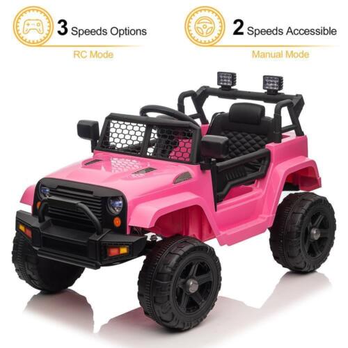 12V Kids Ride-On Tractor Toy with Music and Battery Power
