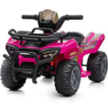Electric Pink Four-Wheeler Ride-On Toy for Toddlers - 6V Kids ATV