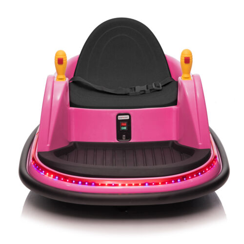 Stylish Pink 6V 7A.h Bumper Car for Endless Fun