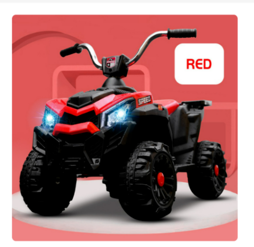 Kids' Electric Off-Road ATV with Musical Features and Illuminating Lights for Children