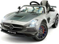 2023 Carbon Silver SLS AMG Mercedes Benz Toy Car for Children 12V Electric Kids Ride-On Vehicle