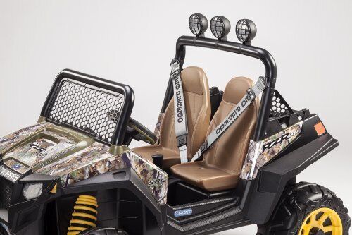 Polaris RZR 900 CAMO Electric Ride-On, Multi-Hued, Age 12 and Up
