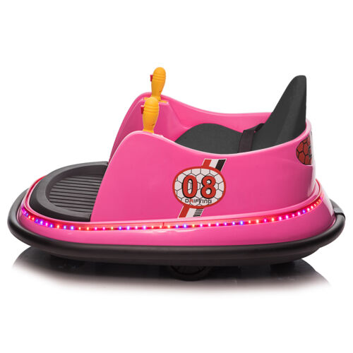 Stylish Pink 6V 7A.h Bumper Car for Endless Fun