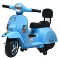 6V Kids Vespa Scooter Motorcycle for Toddlers in Dark Blue