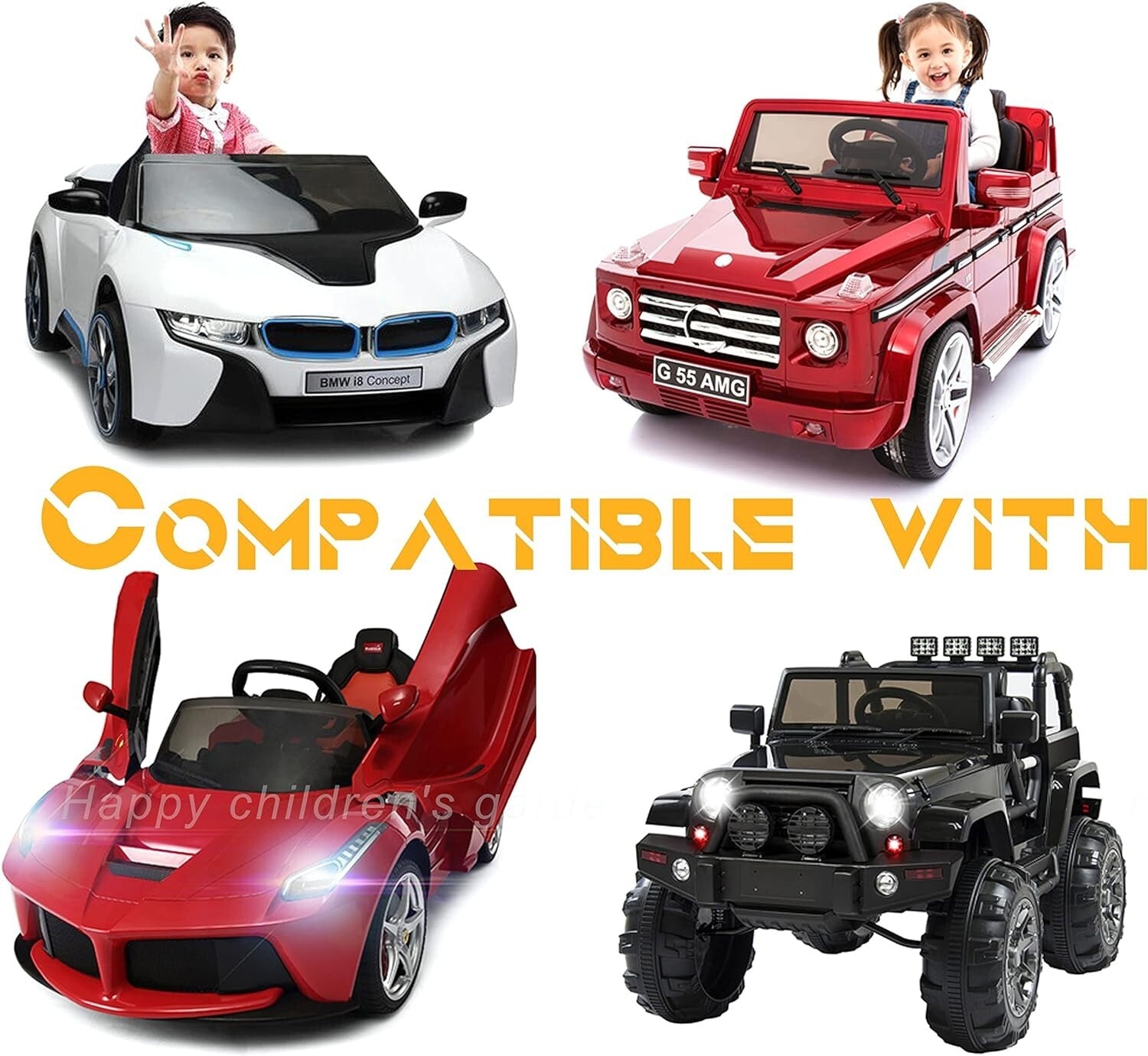 Certified Safe Battery Charger with LED Indicator for Ride-On Toys