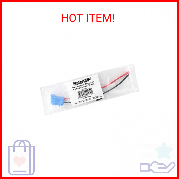 SafeAMP Wire Harness Connector Compatible with Peg Perego 12-Volt SLA Battery