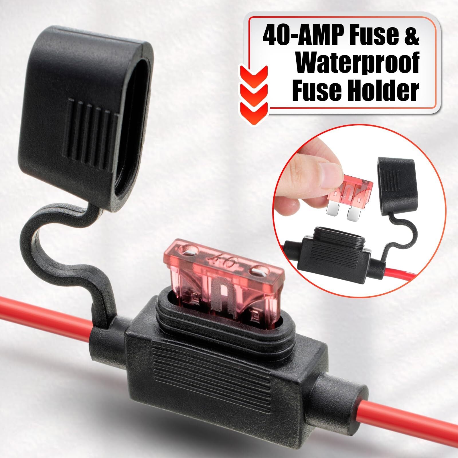 2 Pack 12 AWG Wire Harness Connector Replacement Compatible with Peg System