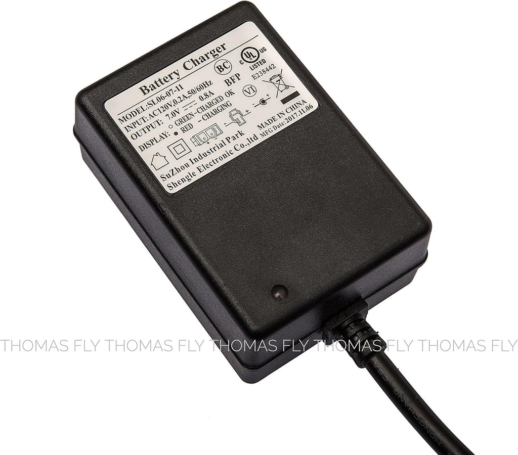 6 Volt Battery Charger for Kids Ride-On Cars and Frozen Scooters