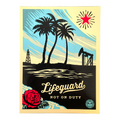 Shepard Fairey Lifeguard Not on Duty Sticker