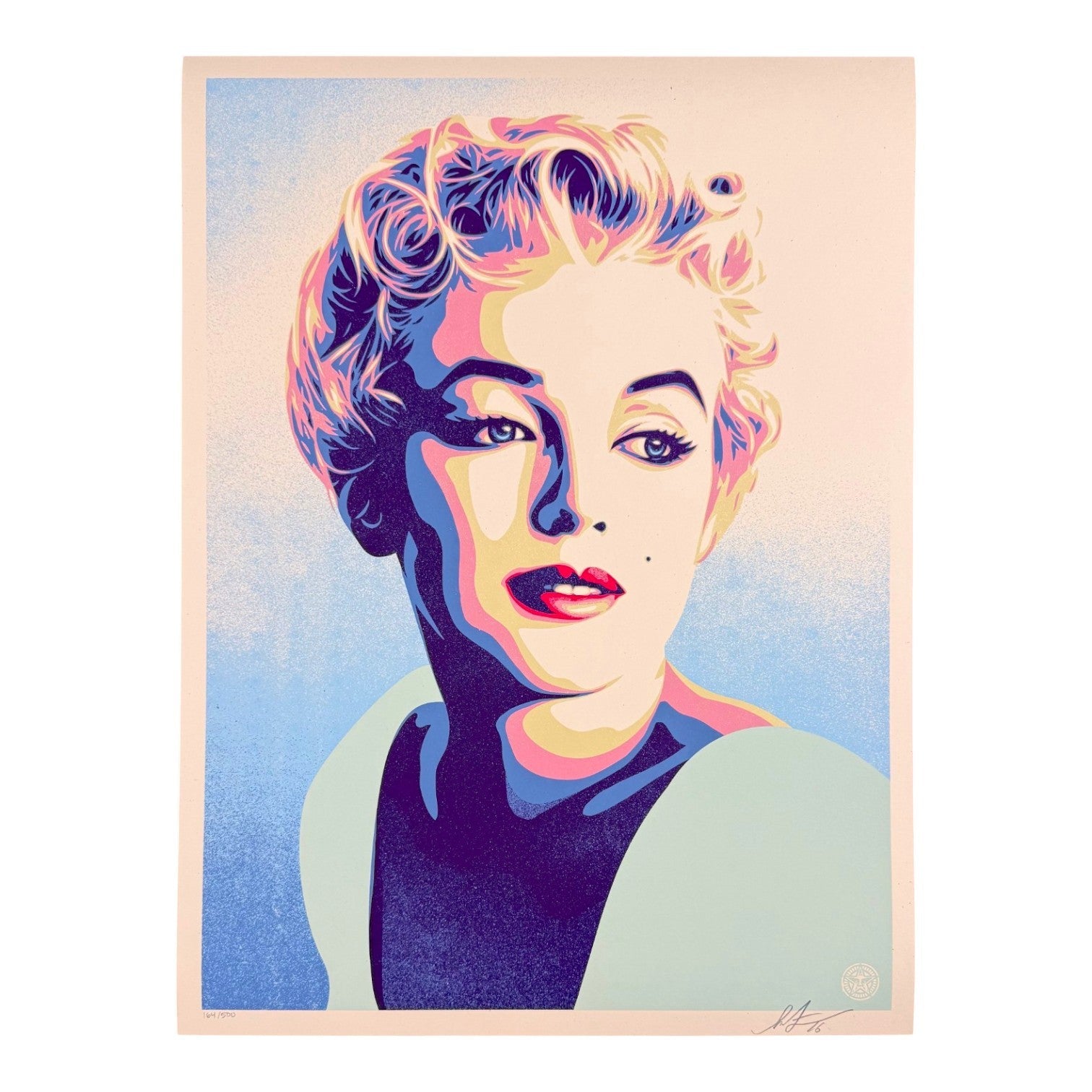 Shepard Fairey "Marilyn Sunset" Print