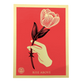 Shepard Fairey Rise Above Sticker