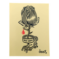 Shepard Fairey Rise Above Sticker