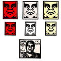 Shepard Fairey Sticker Pack #2