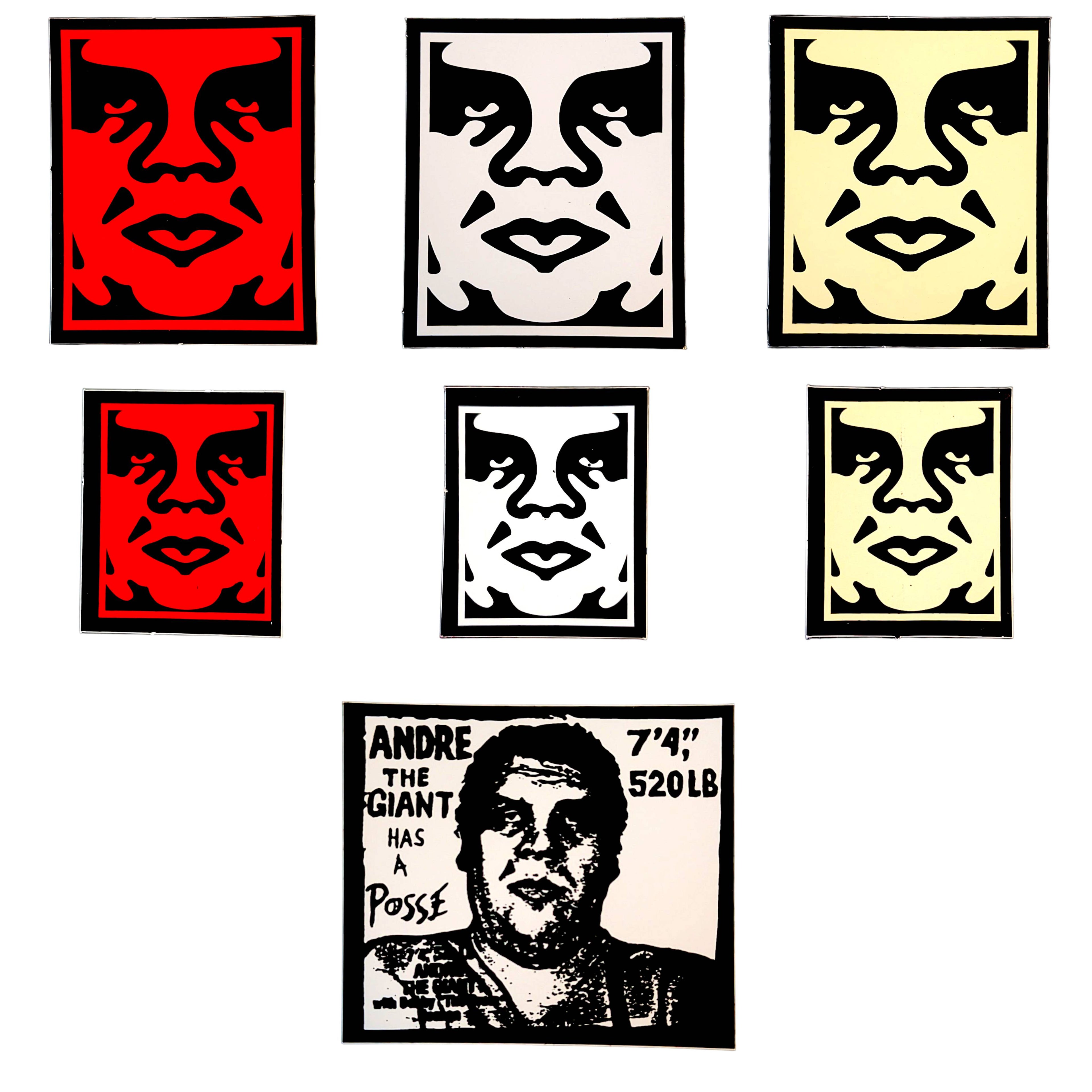 Shepard Fairey Sticker Pack #2