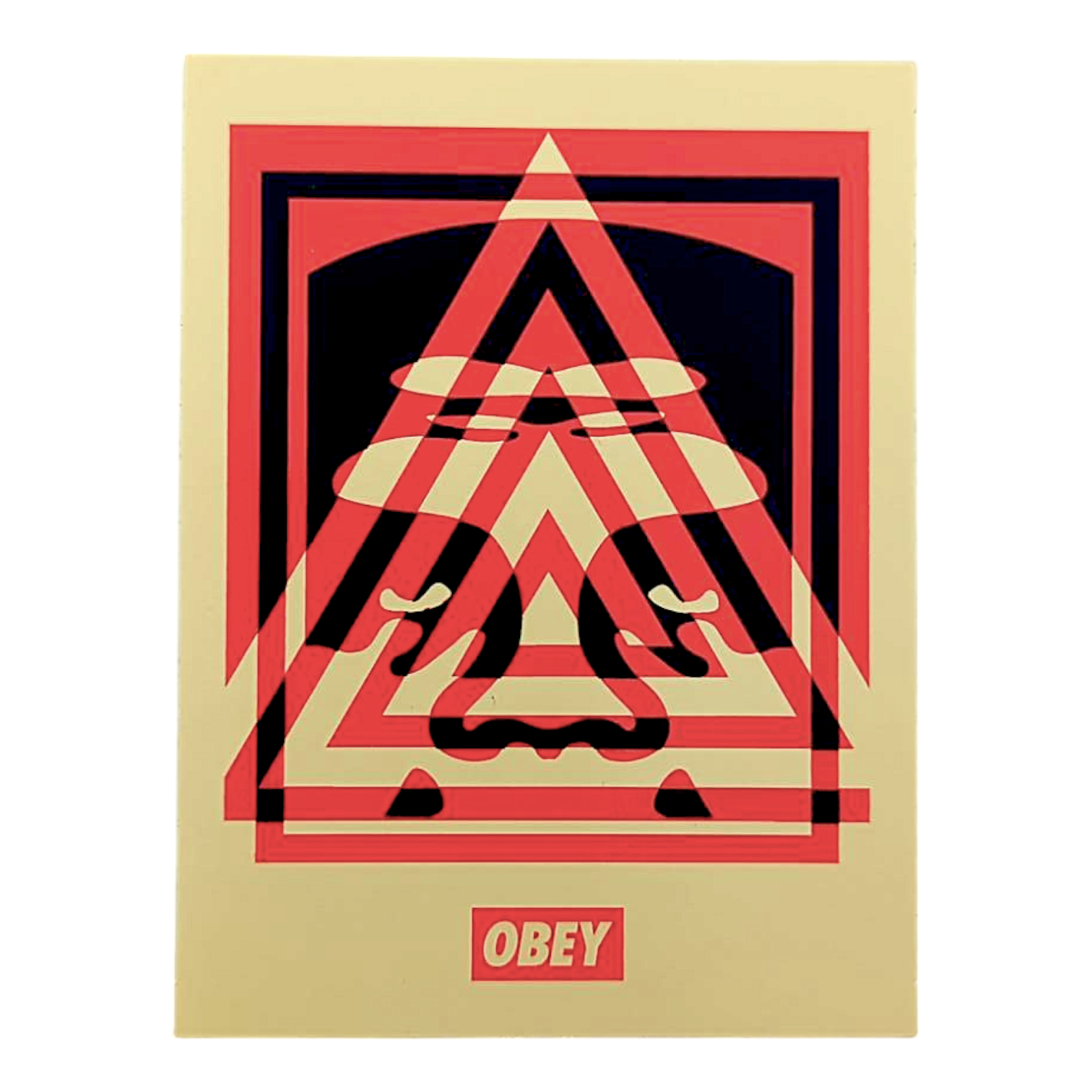 Shepard Fairey Triangle Icon Sticker
