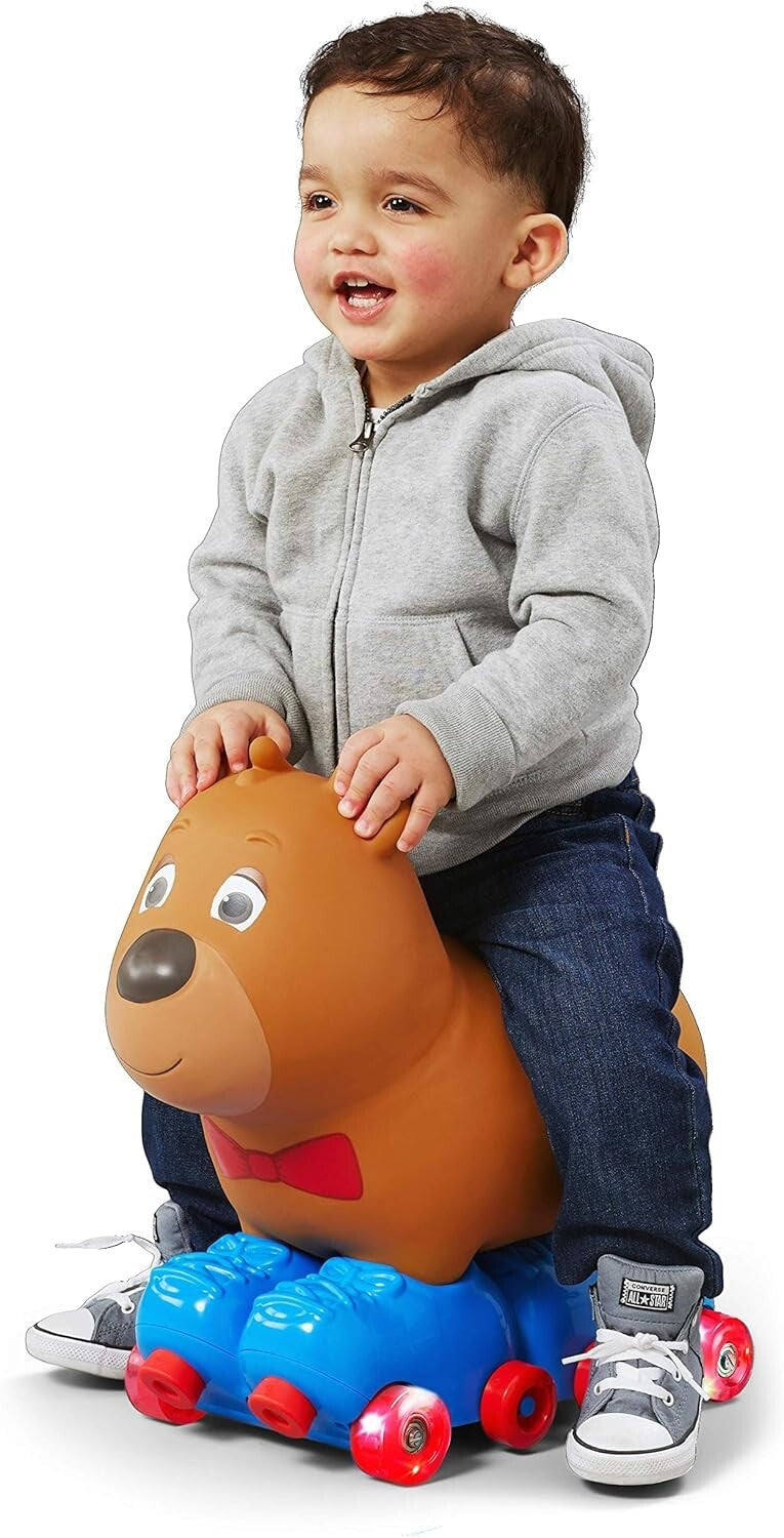 Toddler Foot-to-Floor Ride-On Bear Toy for Kids Ages 1-3 Years