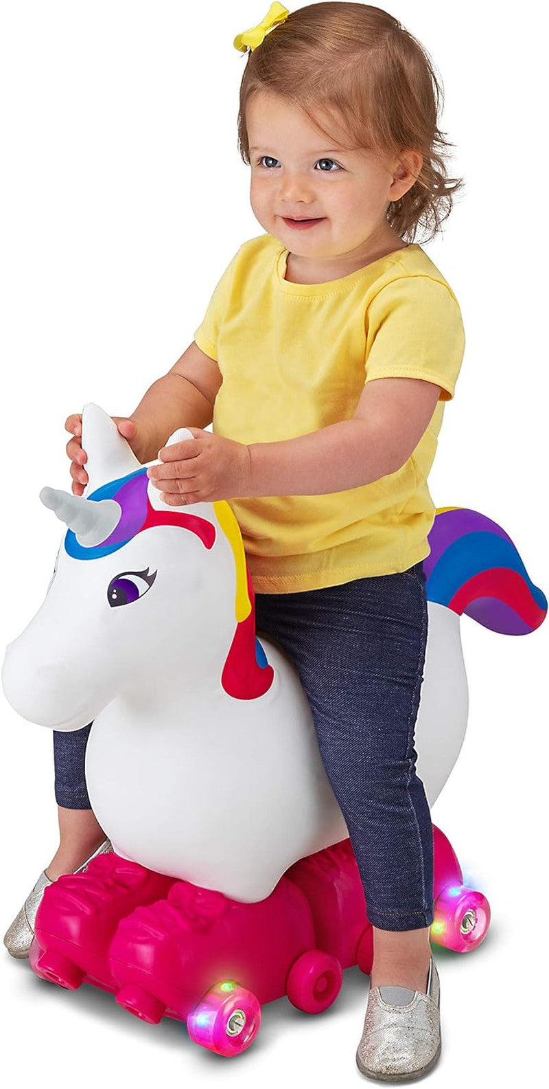 Toddler Unicorn Foot-to-Floor Ride-On Toy for Kids Ages 1-3 with Soft Design