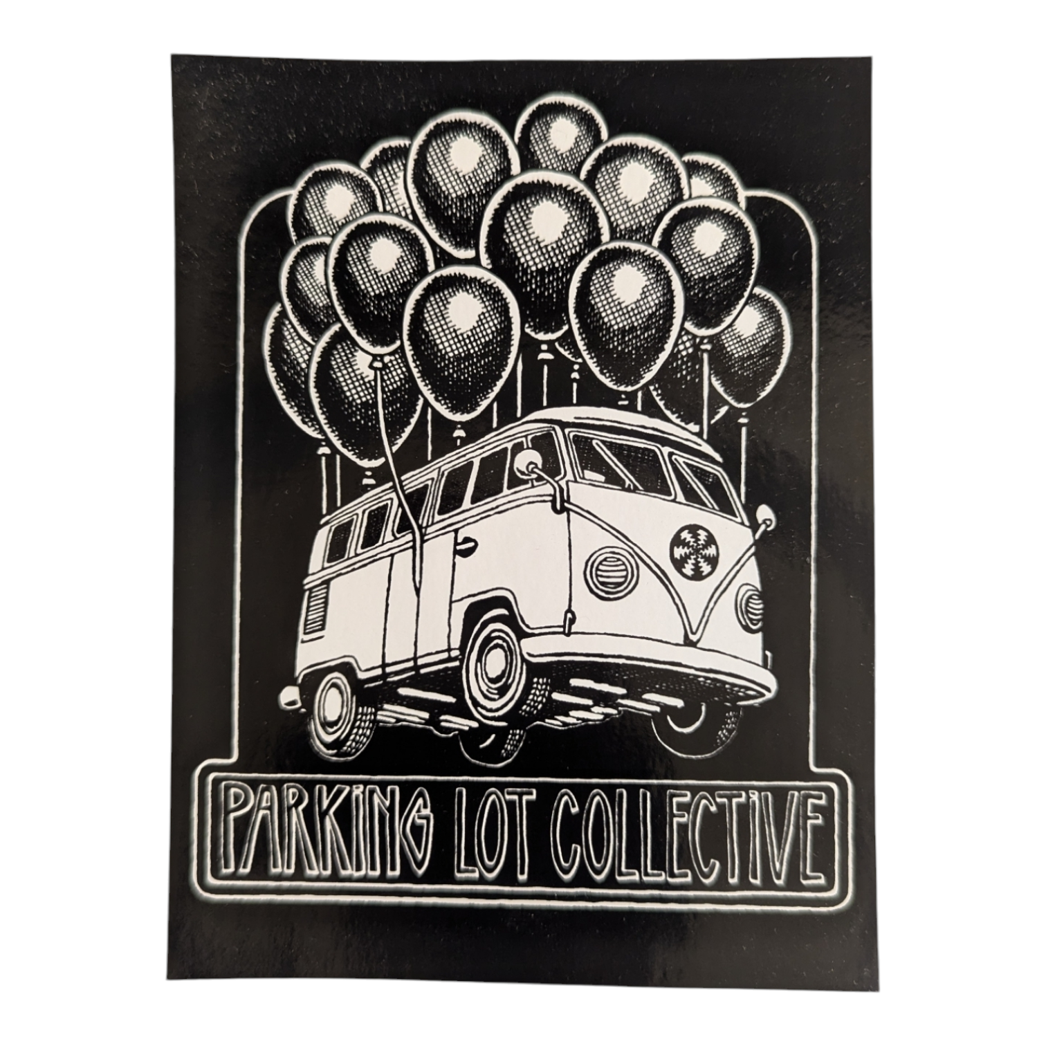 Slinger x Pyroscopic (The Parking Lot Collective) Flying Bus Sticker