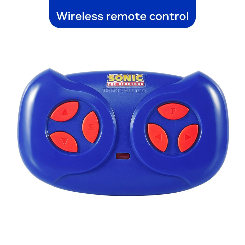 Sonic Hedgehog Electric Bumper Car for Kids 2-Speed 360-Degree Turning