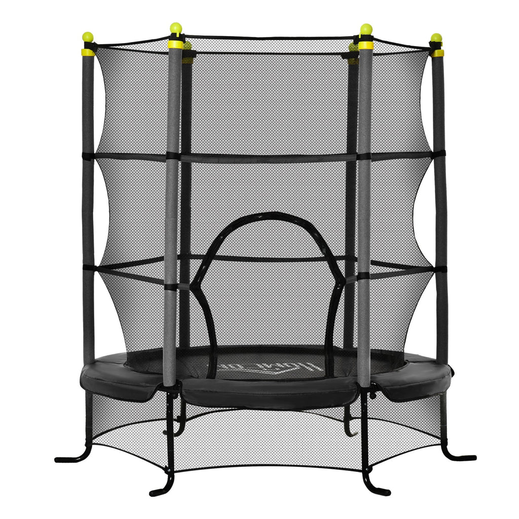 5.3' Kids Indoor Trampoline 64" with Safety Enclosure