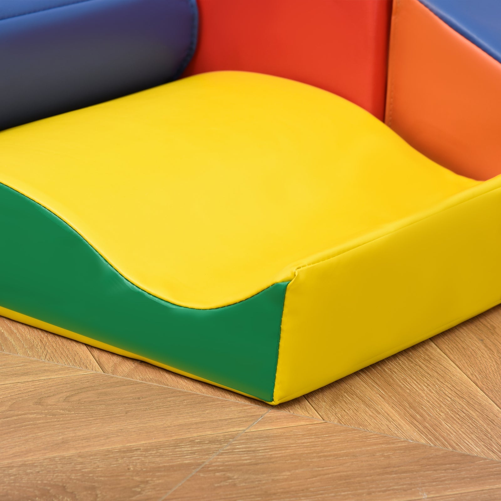 7-Piece Soft Foam Play Blocks for Kids Climbing and Crawling Gym Toy