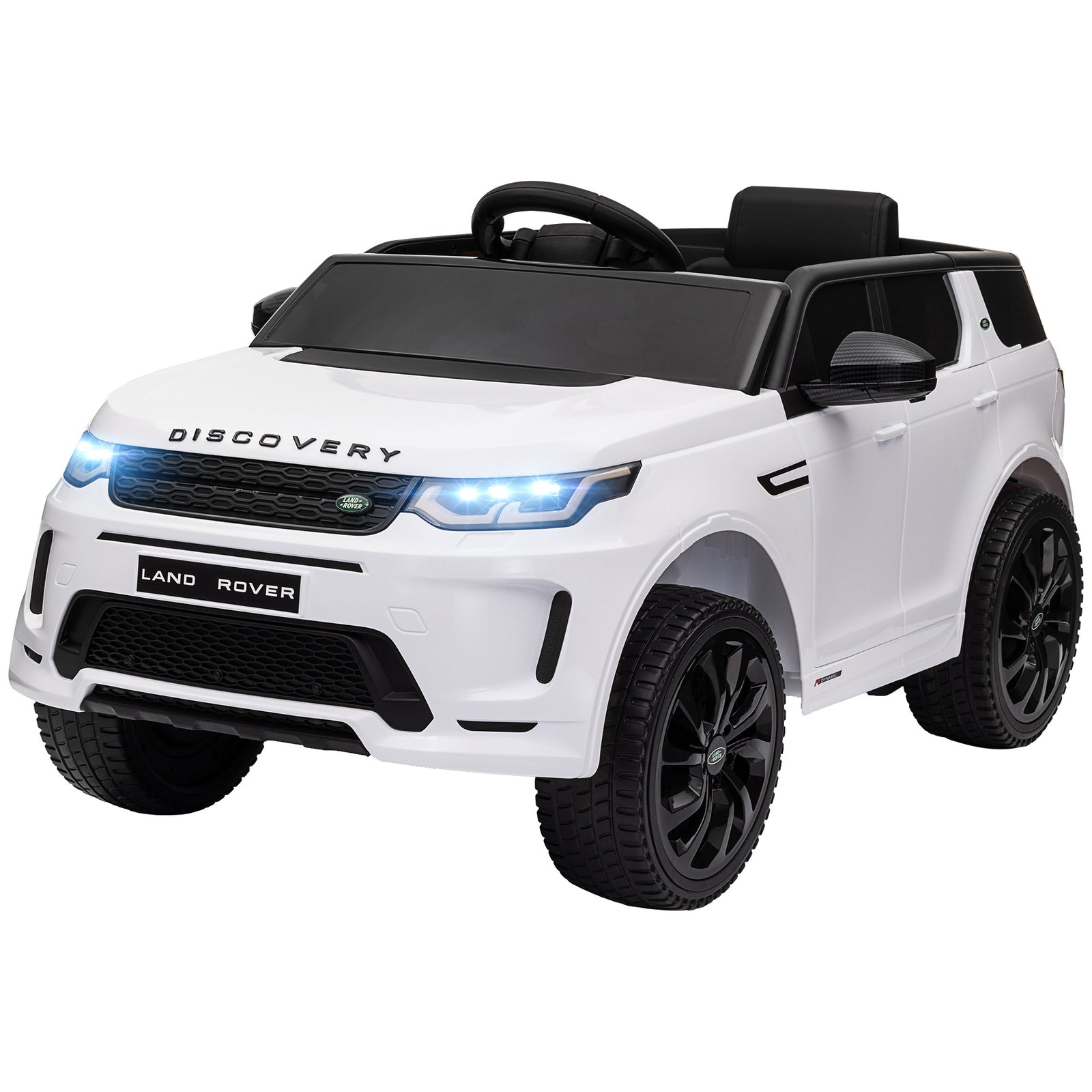 12V Kids Electric Ride-On Car with Remote Control, Soft Start, and LED Lights