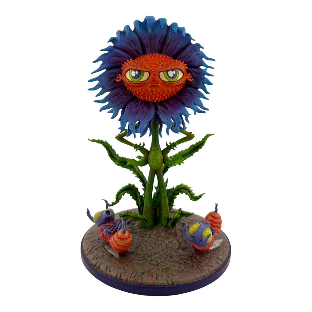 Marq Spusta "Frustrated Flower (Blue)" Sculpture