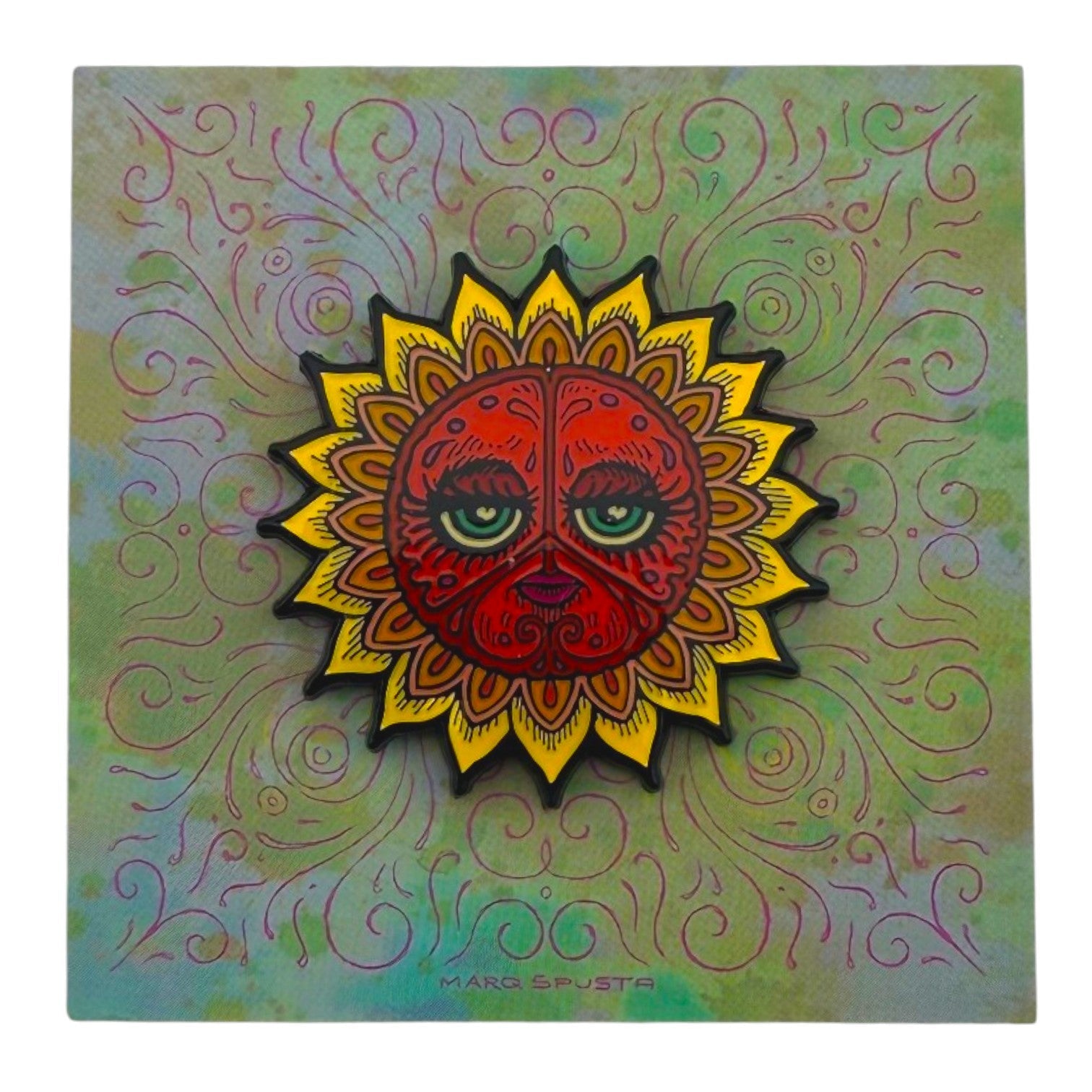 Marq Spusta "Peace Bloom" Pin