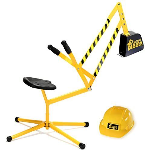 Stargo Sand Digger Kids Excavator Ride on Toy for Outdoor Sandbox Fun