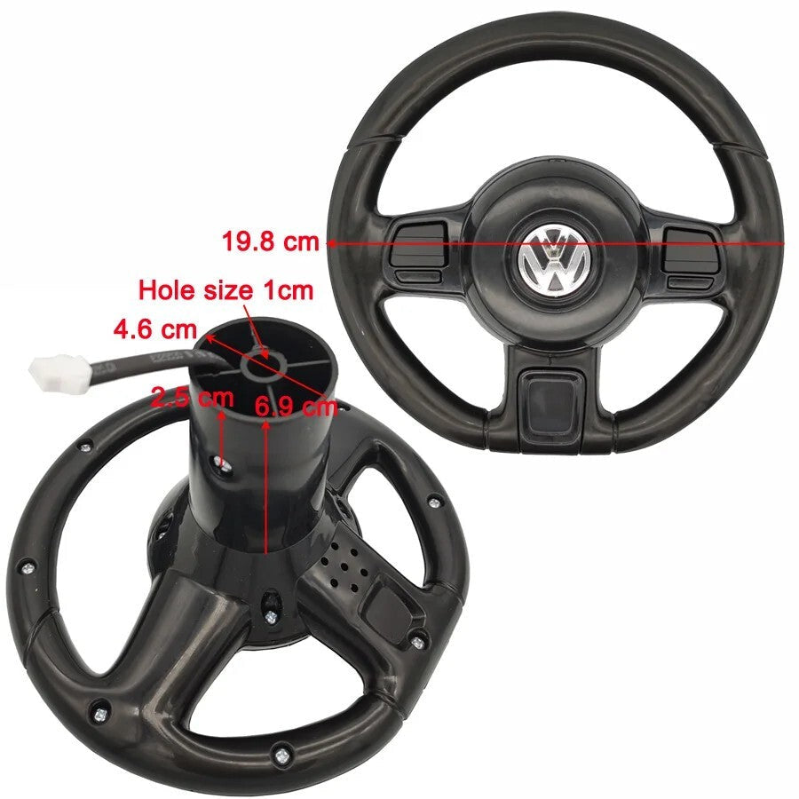 Electric Car Steering Wheel for Kids HC-8188 Karting Toy Accessory
