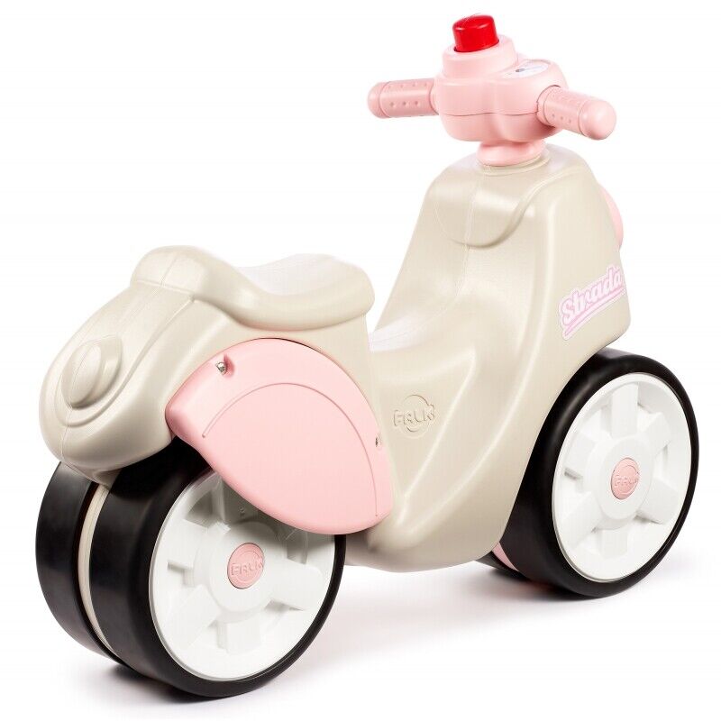 Strada Retro Ride-on Scooter for Girls: Quiet Tires, Perfect for Ages 1 and Up