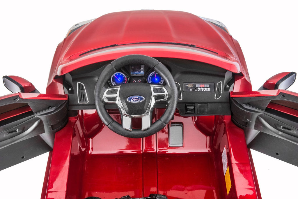 Licensed Ford Focus RS Kids Ride-On Car in Race Red