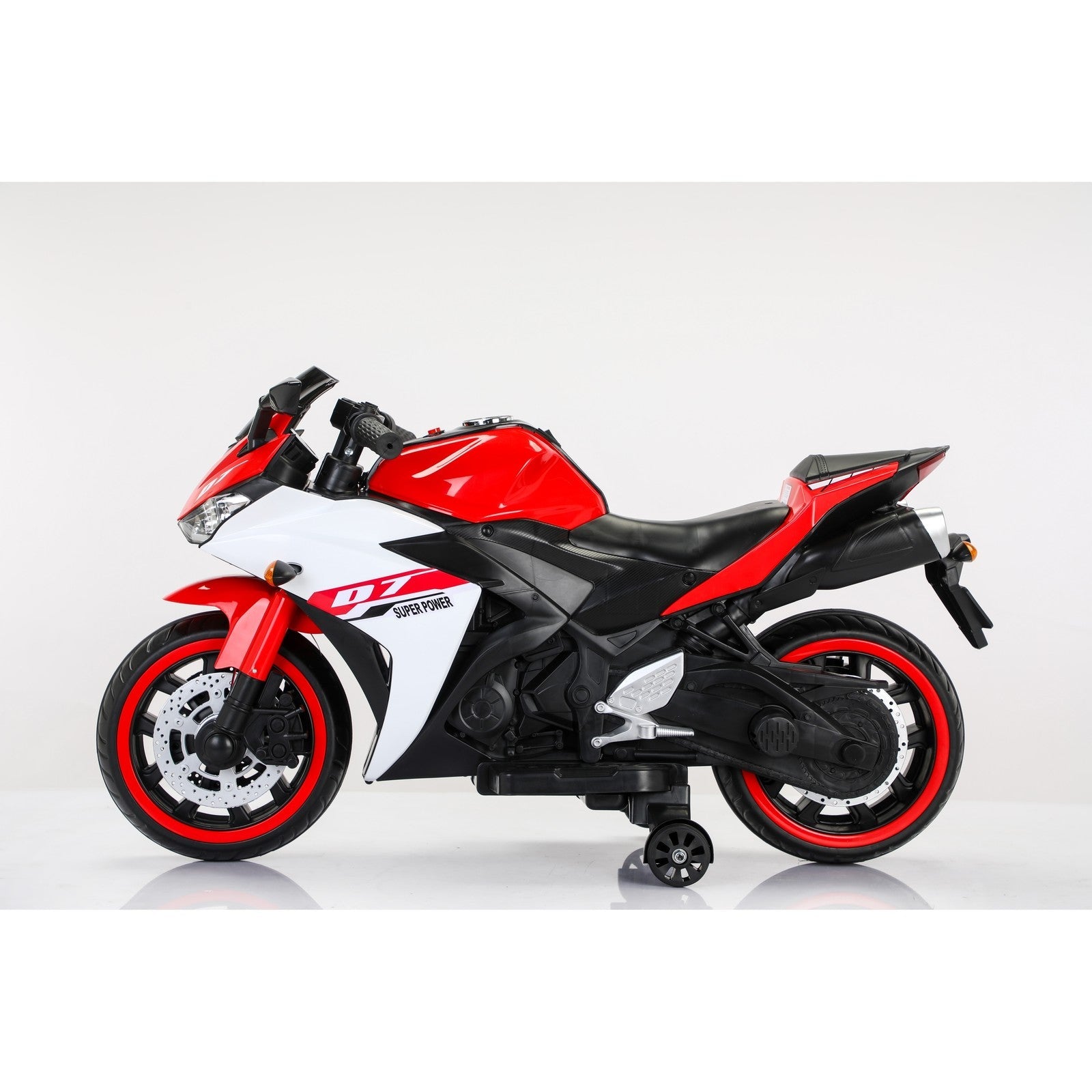 12V Electric Kids Motorcycle with Training Wheels