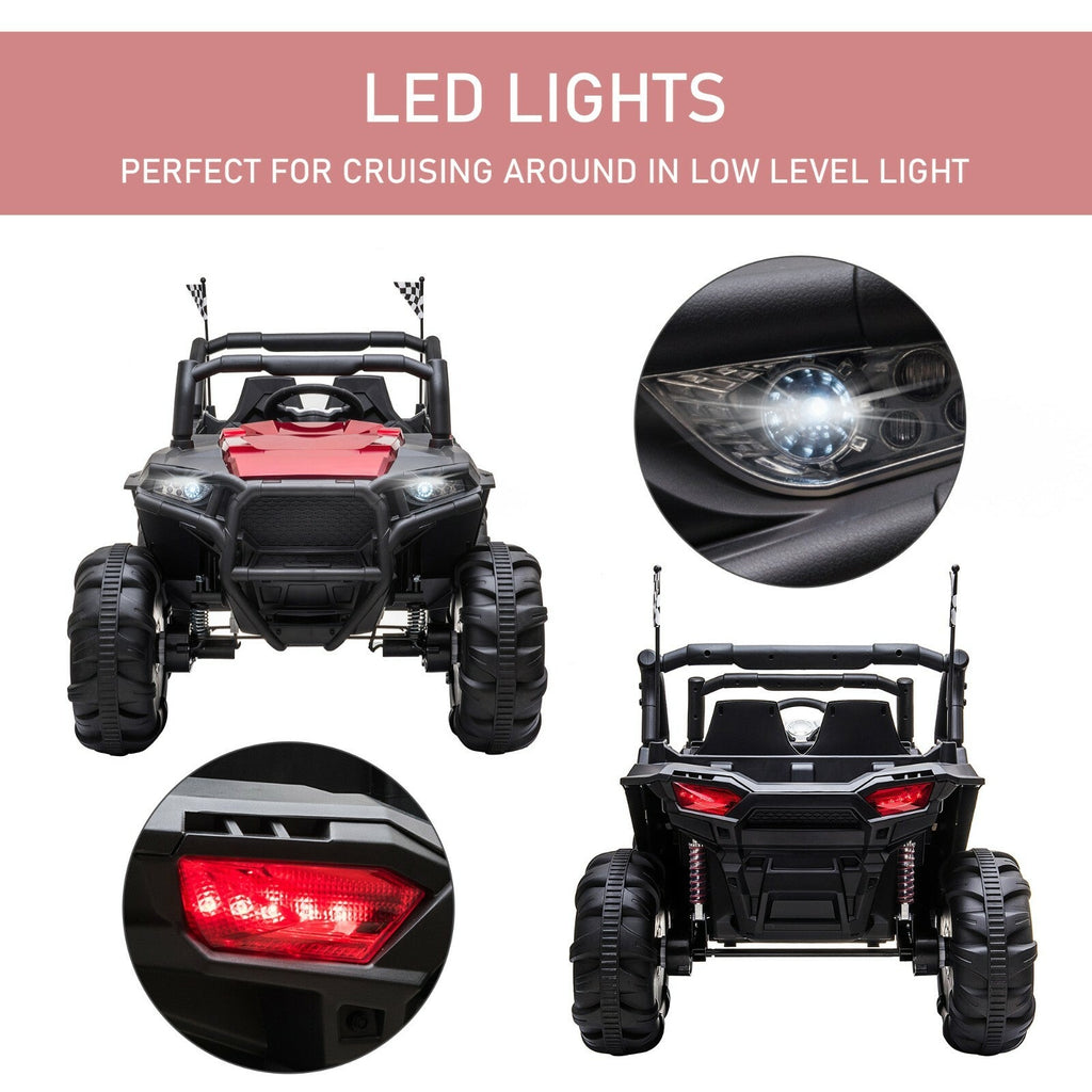 2021 ATV Quad with EVA Wheels, Leather Seats, and Remote Control