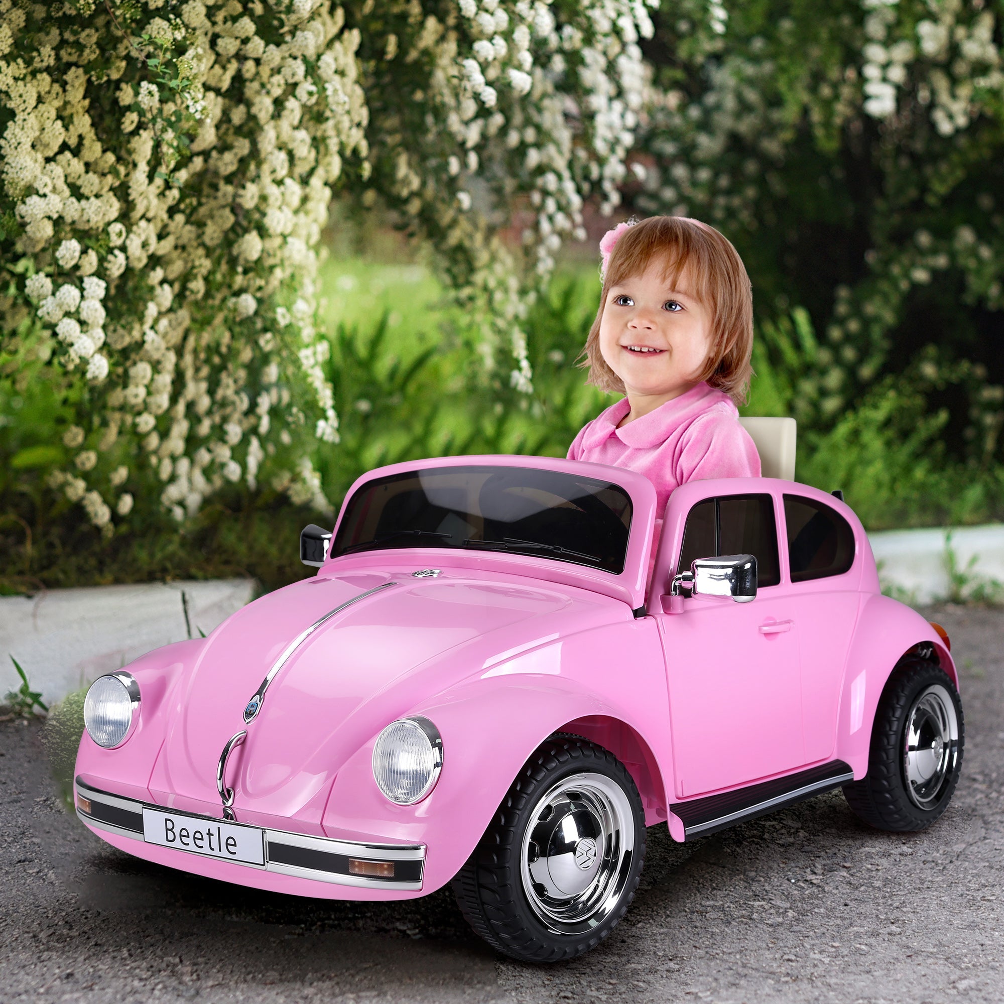 Adjustable Height Kick Scooter with Inflatable Tires for Kids and Teens Ages 5+